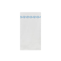 Papersoft Napkins Florentine Light Blue Guest Towels (Pack of 20)
