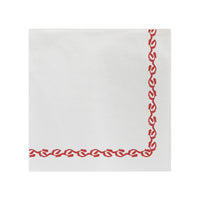 Papersoft Napkins Florentine Red Dinner Napkins (Pack of 20)