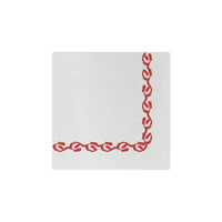 Papersoft Napkins Florentine Red Cocktail Napkins (Pack of 20)
