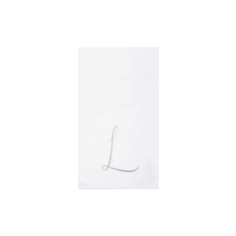 Papersoft Napkins Monogram Guest Towels - L (Pack of 20)