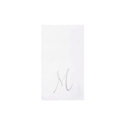 Papersoft Napkins Monogram Guest Towels - M (Pack of 20)