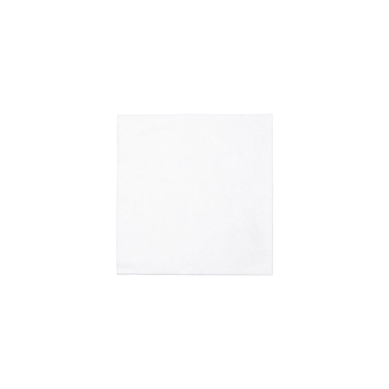 Papersoft Napkins Bianco Solid Cocktail Napkins by VIETRI