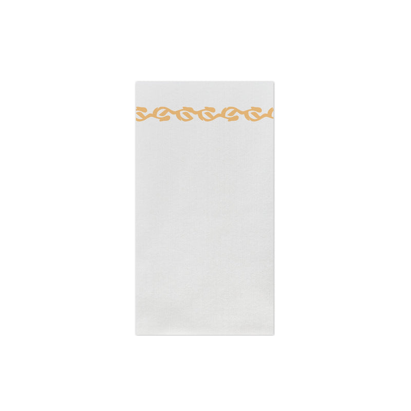 Papersoft Napkins Florentine Yellow Guest Towels (Pack of 20)