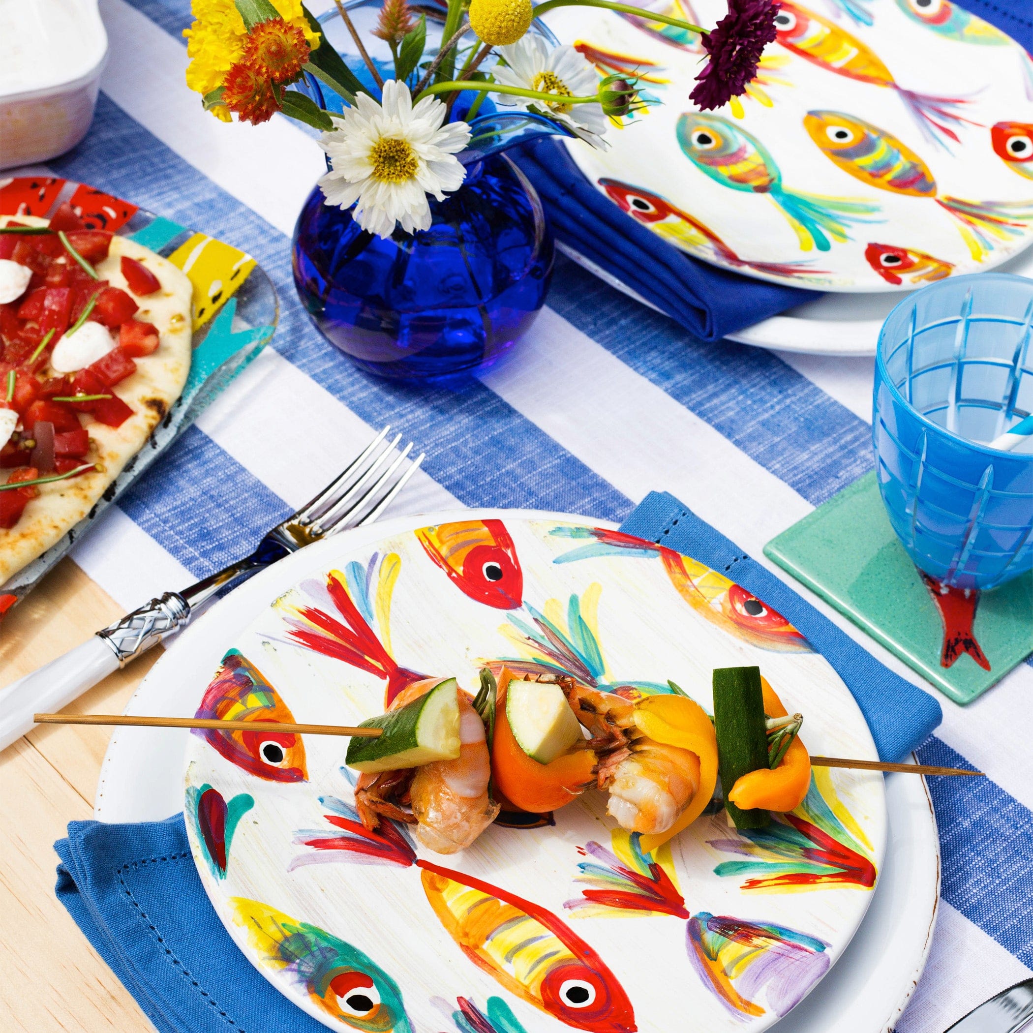 Pesci Colorati Salad Plate – VIETRI