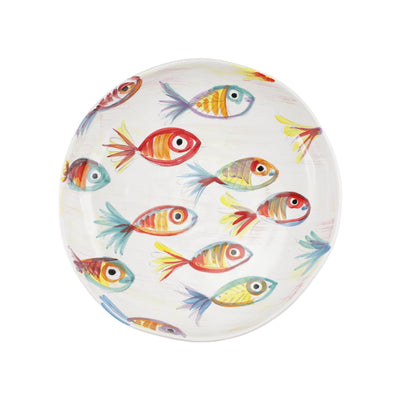 Pesci Colorati Shallow Bowl by VIETRI