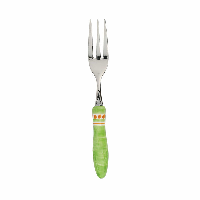 Positano Green Serving Fork