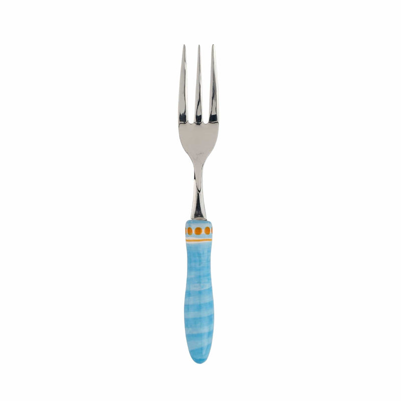 Positano Light Blue Serving Fork
