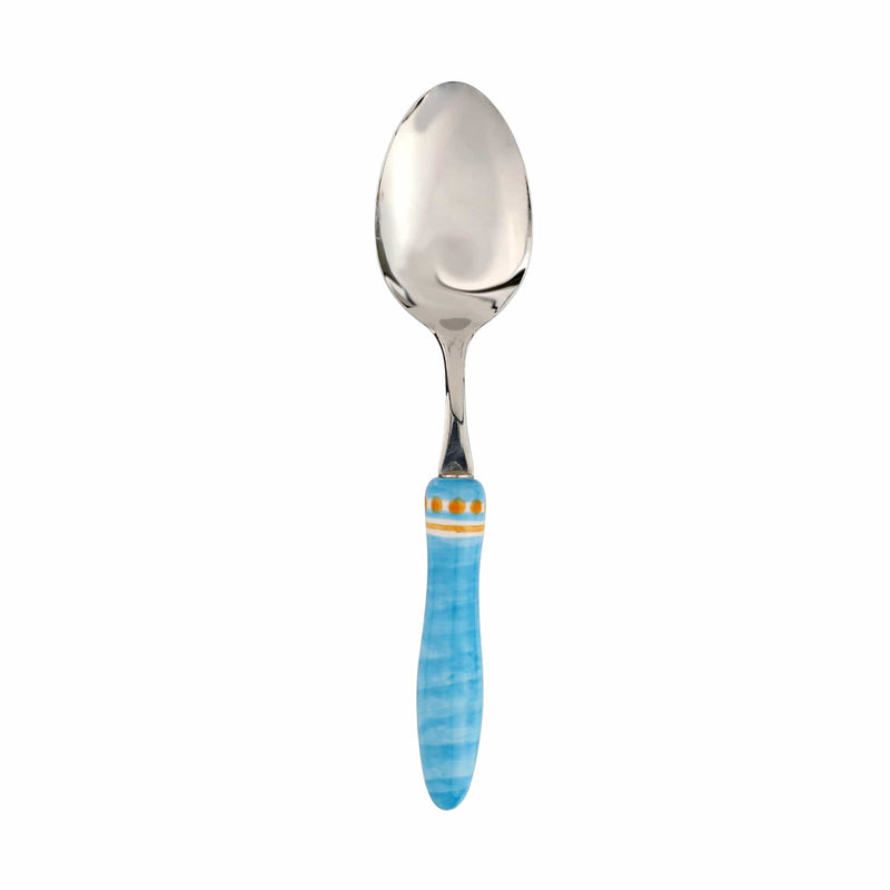 Positano Light Blue Serving Spoon