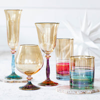 Regalia Deco Red Brandy Snifter