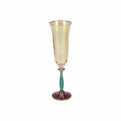 Regalia Deco Purple Champagne Glass