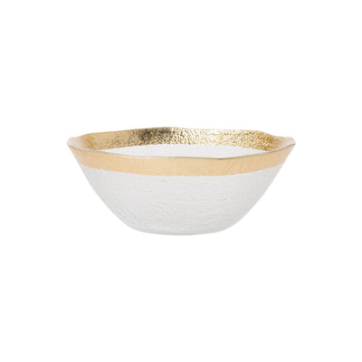 Rufolo Glass Organic Small Bowl by VIETRI