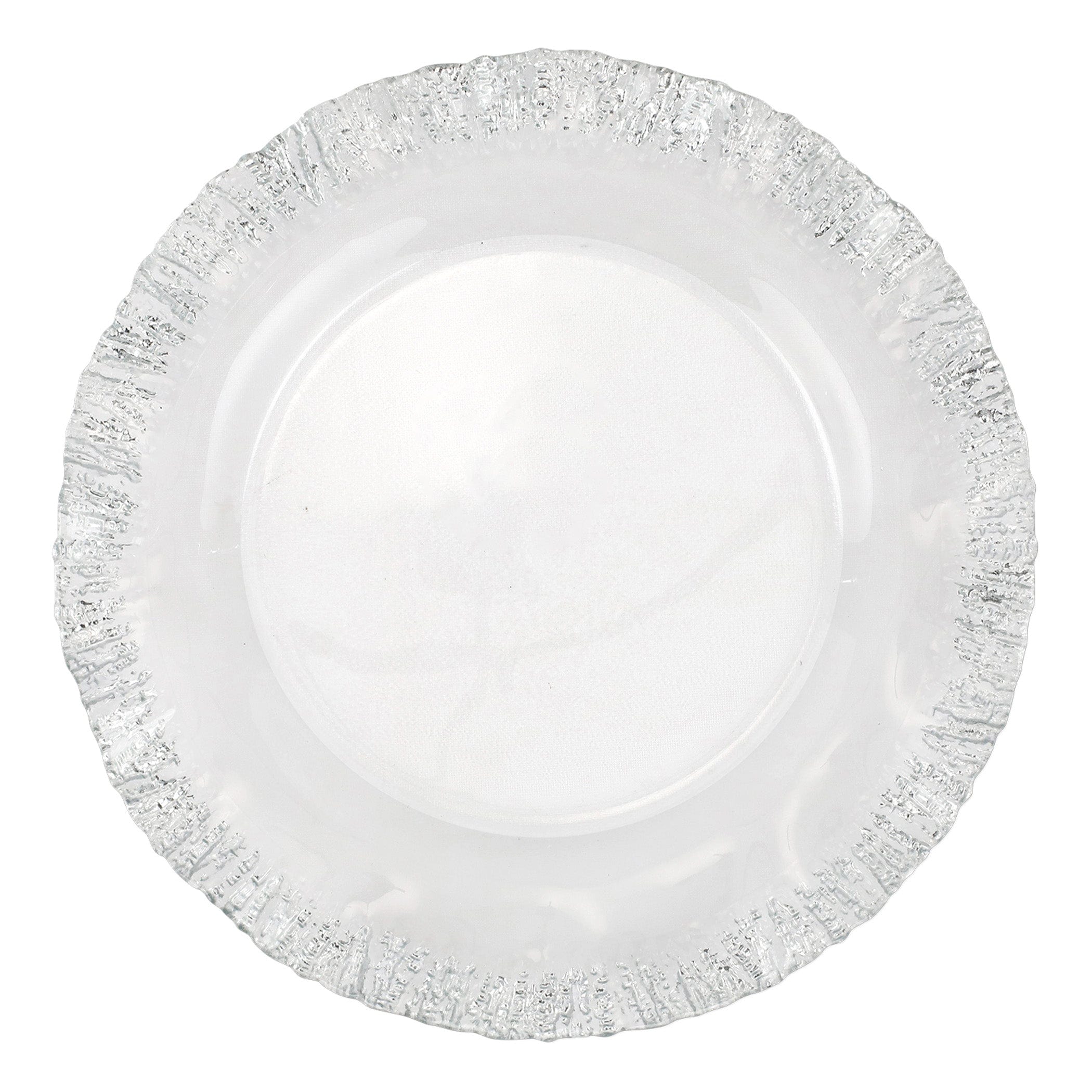 Rufolo Gold Rim Charger Plate | Italian Gold Glass Plate | VIETRI
