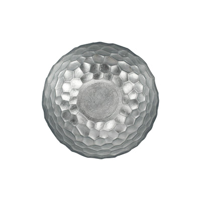 Rufolo Glass Platinum Honeycomb Large Bowl