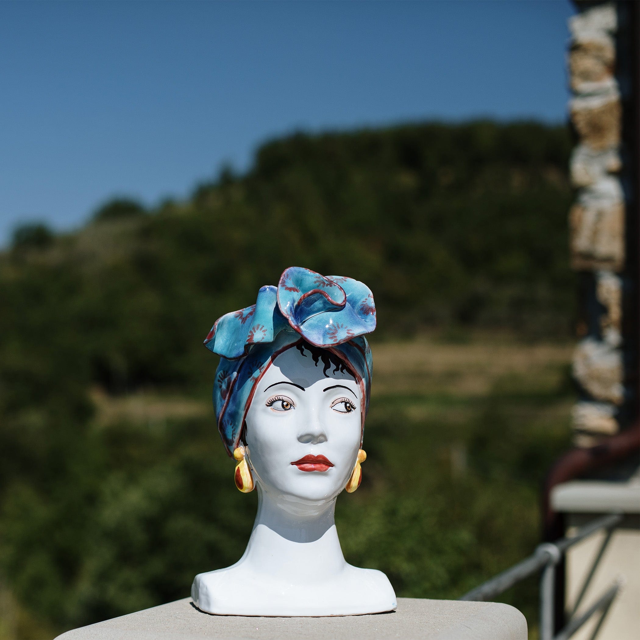 Sicilian Heads Silk Scarf Head – VIETRI