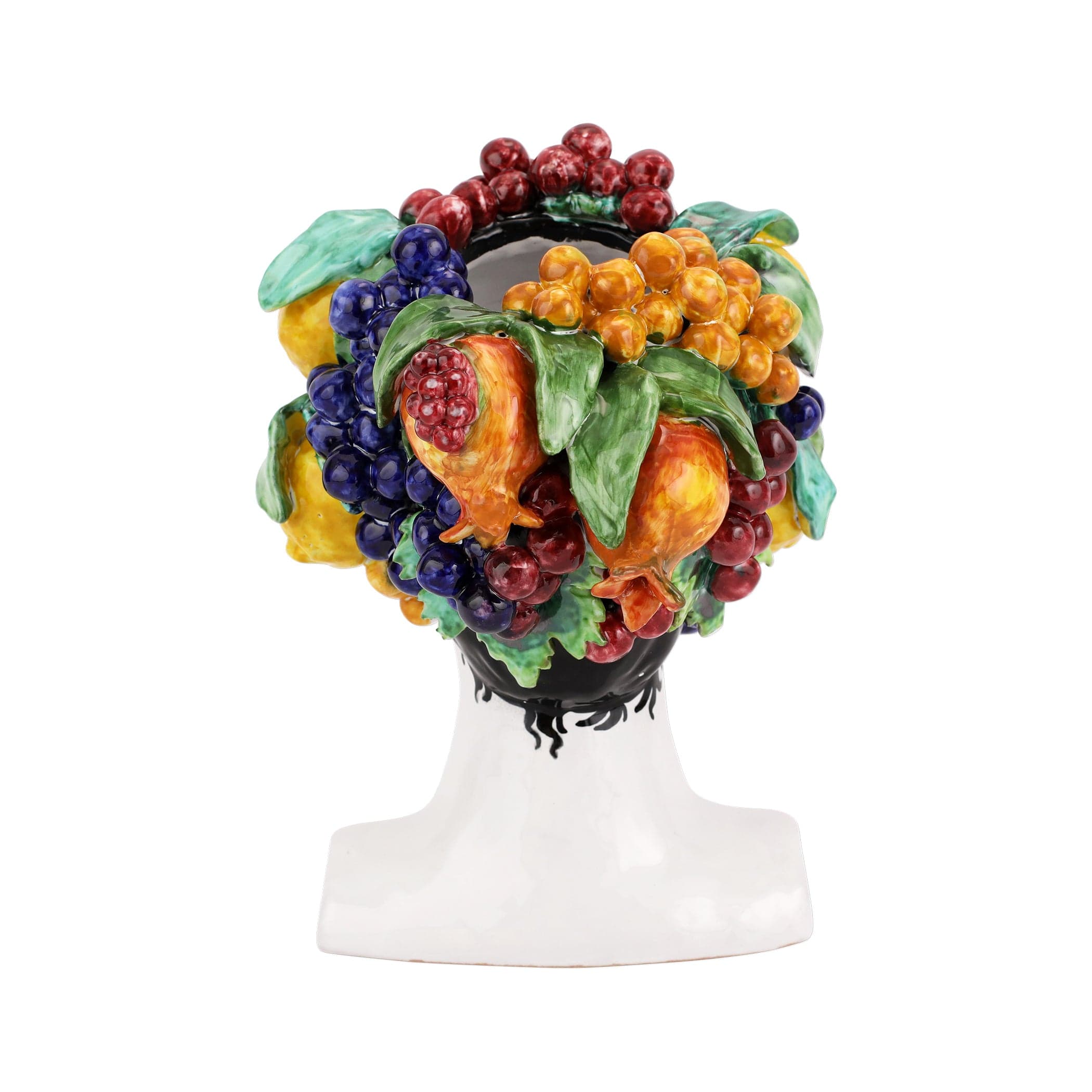 LA VIETRESE フルーツデザインの陶器容器 イタリア製 Sicilian Heads Assorted Fruit Head – VIETRI