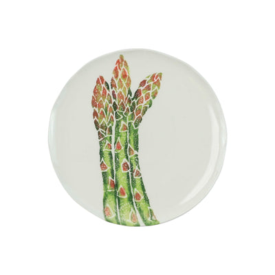 Spring Vegetables Asparagus Salad Plate by VIETRI