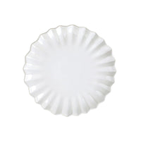Incanto Stone White Pleated Salad Plate