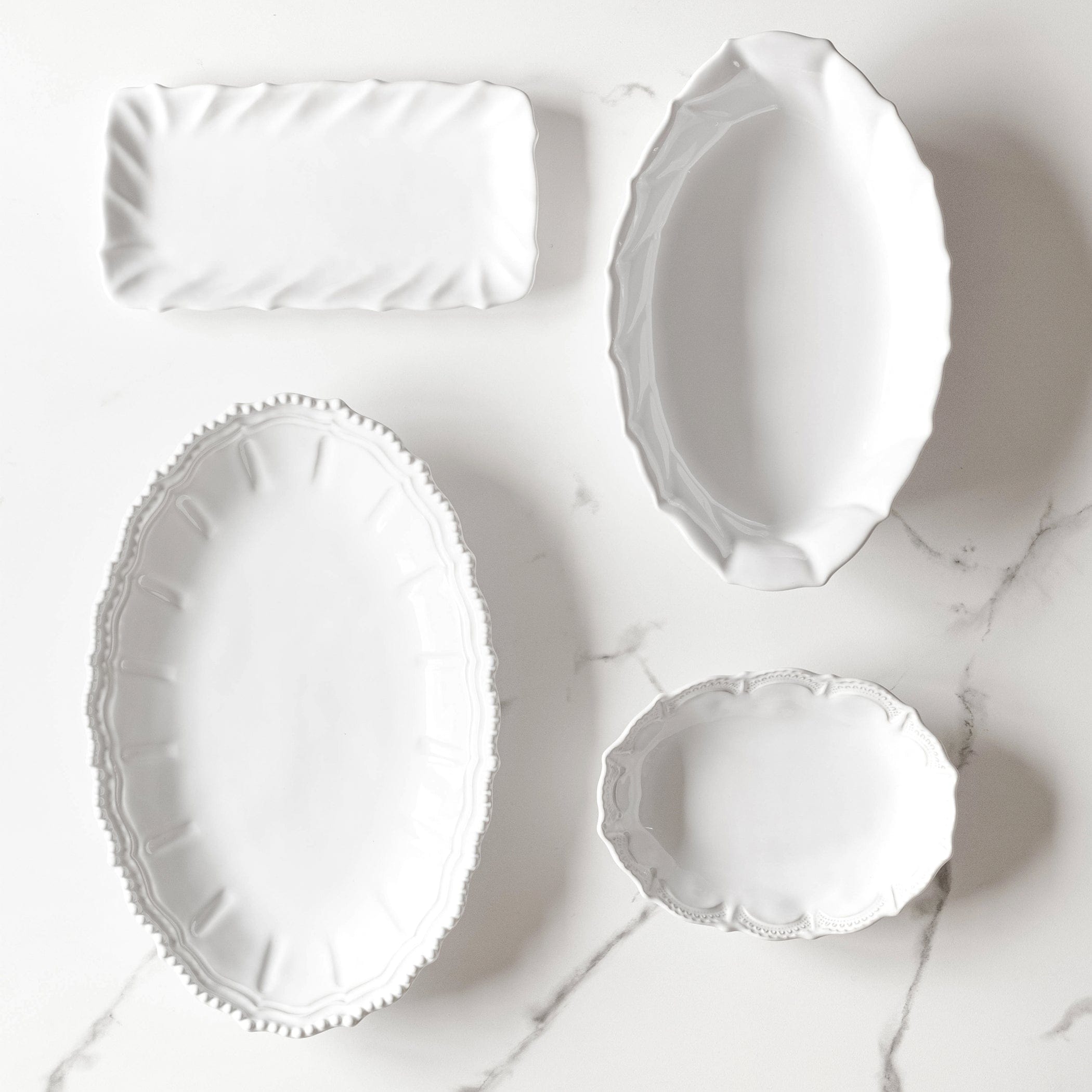 Vietri Incanto Stone Scallop Bread Server