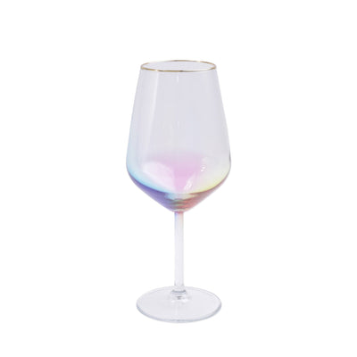 Rainbow Wine Glass by VIETRI