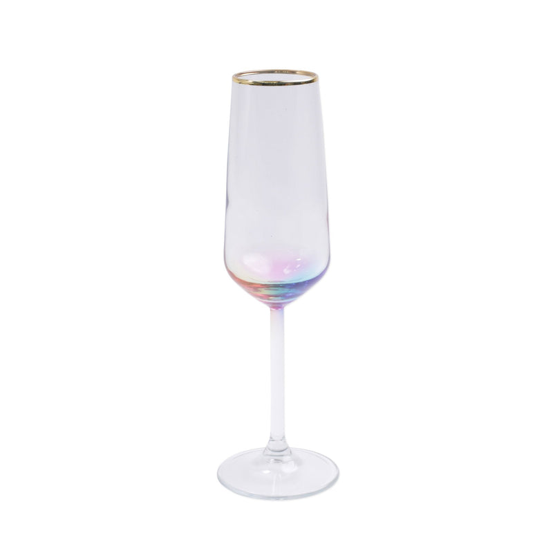 Rainbow Champagne Flute by VIETRI