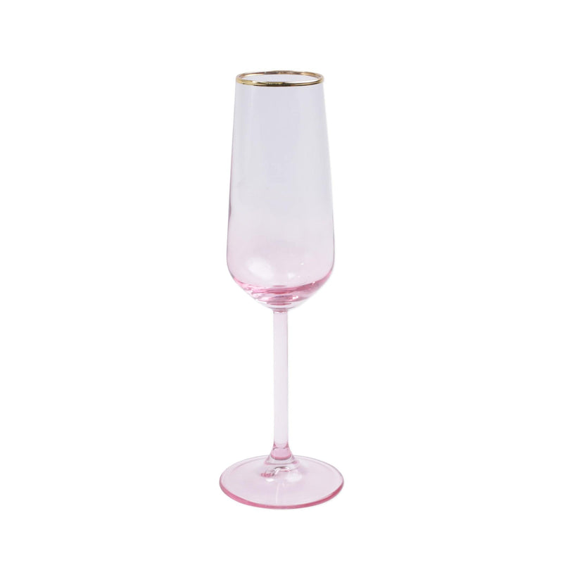 Rainbow Pink Champagne Flute by VIETRI