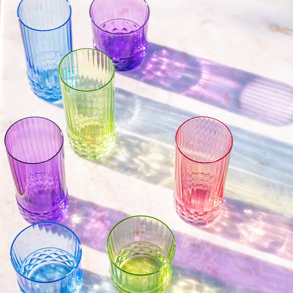 Deco Purple Short Tumbler