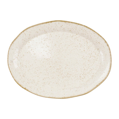 Earth Eggshell Oval Platter by VIETRI