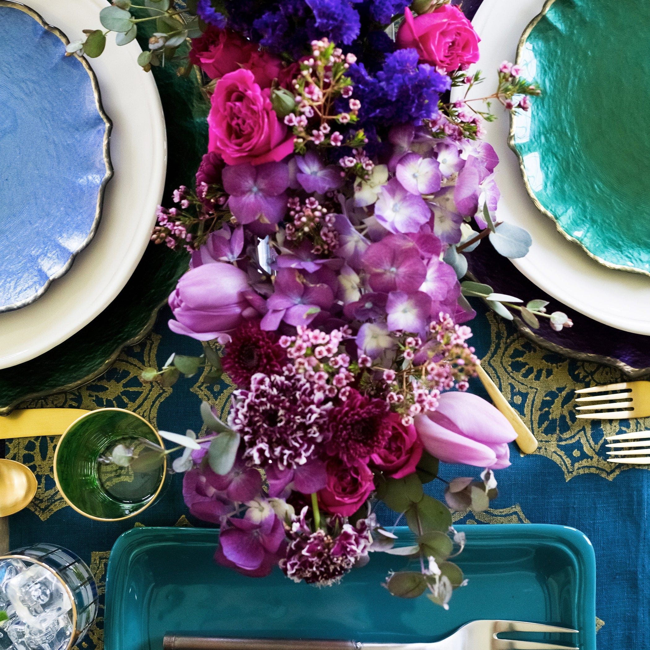 Baroque Glass Salad Plate – VIETRI