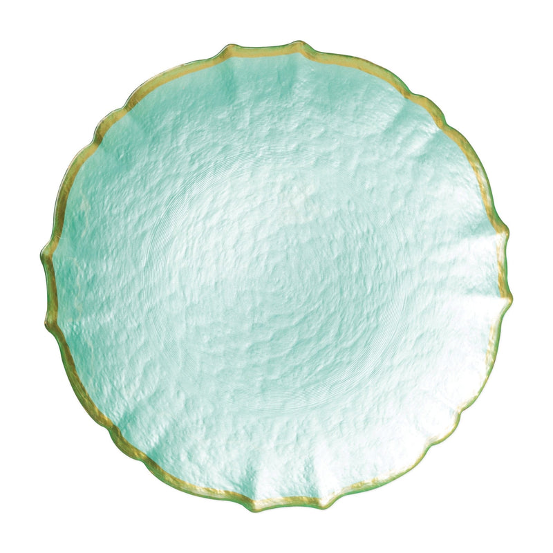 Baroque Glass Service Plate/Charger by VIETRI