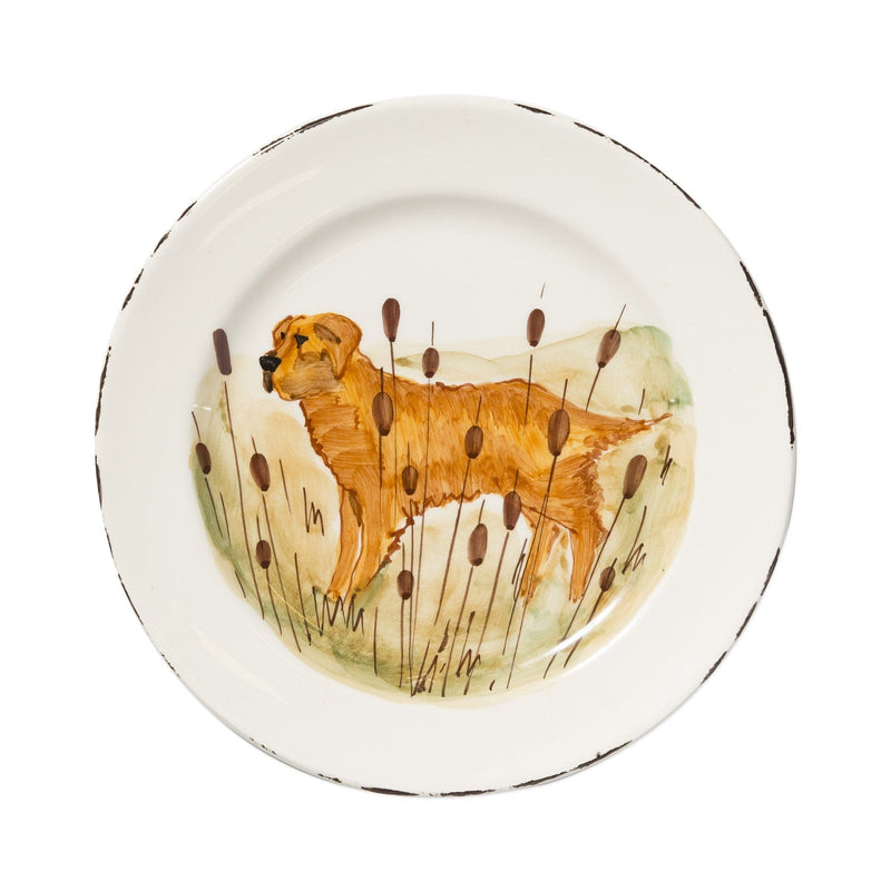 Wildlife Hunting Dog Dinner Plate by VIETRI