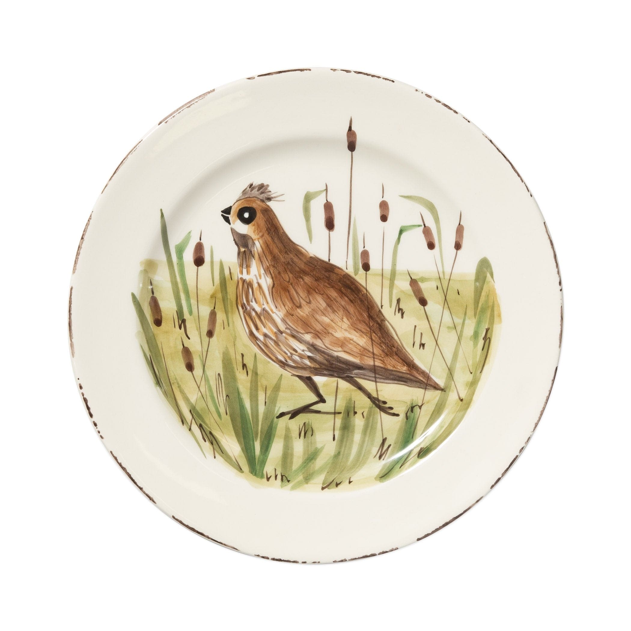 Wildlife Quail Dinner Plate – VIETRI
